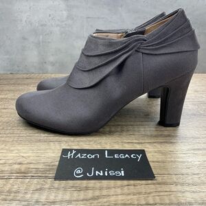 Life Stride~Women's~”Corie”  Gray Heel Bootie~Size 10W